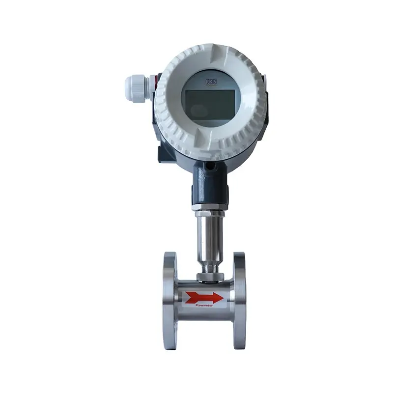 RS485 Output Stainless Steel Diesel Fuel Oil Turbine flow meter flowmeter for gas air steam