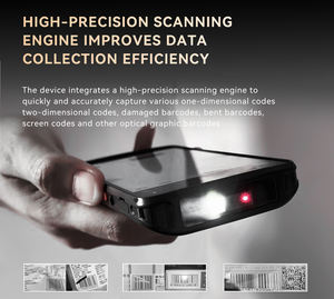 PDA Industriel Portable Robuste 6 Pouces Android 15 avec Lecteur de Codes-Barres, NFC, RFID, Batterie 5050mAh et <span class=keywords><strong>Google</strong></span> <span class=keywords><strong>Play</strong></span> - Product Image 4