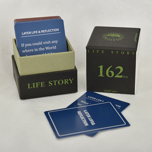 Carte di affermazione positiva stampa personalizzata Eco Friendly Art Paper divertenti <span class=keywords><strong>domande</strong></span> di <span class=keywords><strong>gioco</strong></span> a carte da <span class=keywords><strong>gioco</strong></span> <span class=keywords><strong>con</strong></span> scatola - Product Image 3