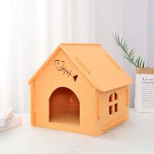 Nueva Casa para Gatos Plegable, Acústica, de Fieltro de Poliéster, Moderna y Sostenible, de Alta Calidad, con Diseño Impreso y Logotipo Personalizado - Product Image 6