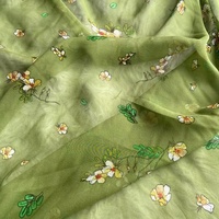 Günstiger Preis Blumendruck Fertigware Leichter Atmungsaktiver Weicher Seiden-Georgette-Stoff für Damen Maßgeschneiderte Kleider Schals Bekleidung