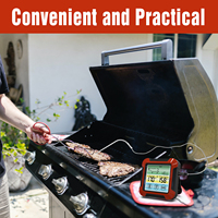 Termometer Daging dan Permen Digital Instan Baru dengan Layar Sentuh untuk Memasak di Dapur, Memanggang, BBQ, dan Memasak Makanan