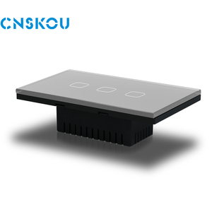 CNSKOU 2025 US/AU 1/2/<span class=keywords><strong>3</strong></span>/4連壁掛けライト Alexa & Tuya対応 120v ワイヤレスリモコン 新デザイン スマートライフアプリ Wifiスイッチ - Product Image 4
