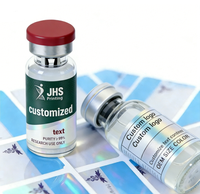 Autocollants personnalisés avec vernis sélectif UV pour flacons de 3 ml, 5 ml, 7 ml, 10 ml – Étiquettes en vinyle pour flacons en verre – Emballage pour produits de santé