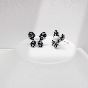 wholesale plata 925 sterling silver shell pearl butterfly <b>earring</b> magnificent trendy zircon 18k gold plated women <b>fine</b> <b>earrings</b> - Product Image 4