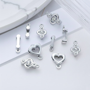 Alloy Rhinestone Pendant Bead Small DIY Jewelry Findings For <b>Bracelet</b> Making - Product Image 3