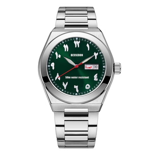 นาฬิกาข้อมือควอตซ์เรืองแสงสแตนเลสสตีล 316L พร้อมสายสแตนเลสสตีลสำหรับการใช้งานกันน้ำในชีวิตประจำวัน - Product Image 5