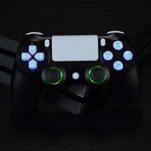 EXtremeRate Game Accessories Illuminated Dpad Thumbstick Trigger Home Face Button Joystick <b>Flash</b> <b>Light</b> Led Kit for PS4 Slim Pro - Product Image 4