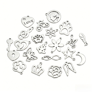 อุปกรณ์ตกแต่งเครื่องประดับสแตนเลสแบบผสมหลายดีไซน์ <span class=keywords><strong>ราคา</strong></span><span class=keywords><strong>ถูก</strong></span> ขายส่ง สำหรับทำสร้อยคอ สร้อยข้อมือ ต่างหู - Product Image 2