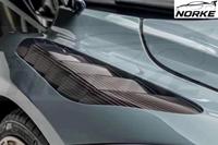 Kit carrosserie aérodynamique en fibre de carbone avec clips, léger et haute compatibilité pour 720S : lèvre avant, diffuseur arrière, aérations de garde-boue