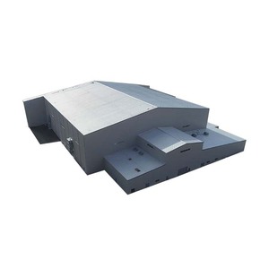 Struttura d'acciaio durevole per le costruzioni industriali del magazzino della saldatura leggera che taglia le soluzioni efficienti di costruzione di piegamento - Product Image 1