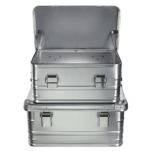 Boîtes de rangement extérieures empilables en aluminium, boîte de transport multiple - Product Image 6