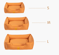 Lit pour chien classique en velours, coton PP haute résilience, rectangle orthopédique, rafraîchissant, écologique, antidérapant, imperméable, toutes saisons