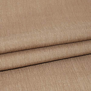 Fábrica chinesa Plain Textile mulheres vestido pano 40T Sólido Tingido 100% Twist Algodão Crepe Tecido - Product Image 5