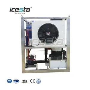 ICESTA High Reliable Power Saving Cost Ice Tube Maker Automatic 1t 2t 3t 5 Ton Tube Ice Making Machine