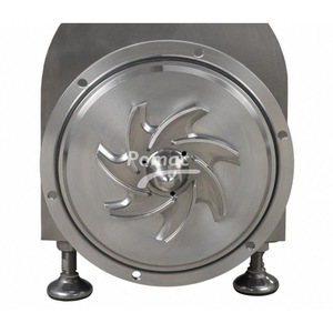 Pompe centrifuge auto-amorçante Pomac 1 CV, moteur électrique triphasé, raccord à bride, acier inoxydable - Product Image 1