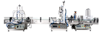 Machine de remplissage automatique de bouteilles de jus avec capsuleuse pour PET de 500 ml pour la production de jus de fruits pour les petites entreprises
