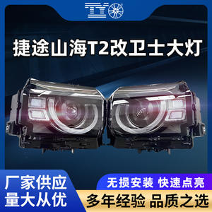 Conjunto de Faros LED Chery Jetour Traveler T2, Estilo Defender, Faros Delanteros Modificados para Automóvil, 12V, Transmisión Automática - Product Image 5