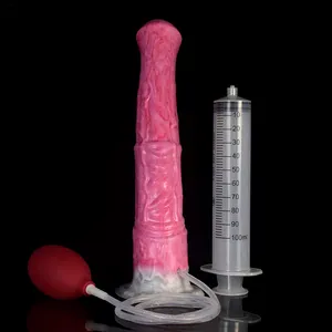 Hot Selling FAAK Sexspielzeug für Erwachsene Super Long Penis Animal Horse Squirting Dildo Ejakulieren der Dildo für Frauen Anal