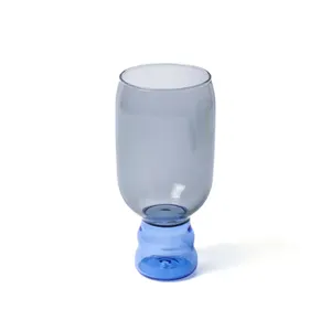不同颜色单壁水杯时尚彩色玻璃器皿水杯