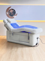 Table de massage intelligente multifonctionnelle haut de gamme électrique avec thérapie chauffante pour salons de beauté