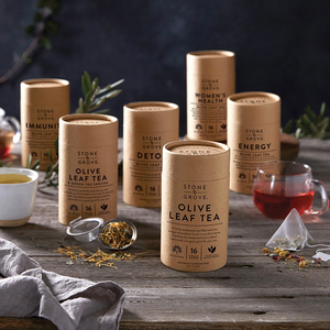 Bao Bì Ống Giấy Thân Thiện Với Môi Trường Các Tông Đẩy Lên Hộp Khử Mùi Ống Giấy Để Đóng Gói Trà - Product Image 3