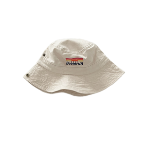 Unisex <b>Large</b> Brim Bucket Fisherman Hat Custom Fashion Windproof Rope Cotton for Summer Sun Protection. for Casual Party Daily - Product Image 2