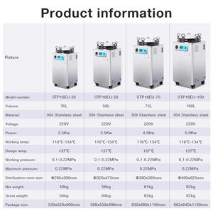 Fabrieksprijs Verticale Bout Type Autoclaaf Laboratorium Stoomsterilisator Voor Industriële Sterilisatie Hoge Laboratoriumdroogapparatuur - Product Image 6