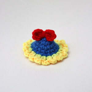 New cross-border handmade knitted pet <b>collar</b>, puppy scarf, headband, pet supplies mini <b>collar</b> - Product Image 3
