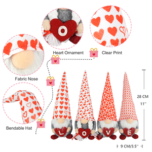 Valentine ngày mặt hàng <span class=keywords><strong>2025</strong></span> sản phẩm thú nhồi bông Gnome búp bê lãng mạn san Valentin quà tặng cho cô gái - Product Image 6
