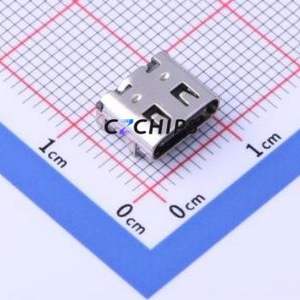 USB-TYPE-C-019 USB Connector SMD Connector ( Connector Type: Type-C )( Gender: Female )( Mounting Type: Horizontal Mount ) - Product Image 1