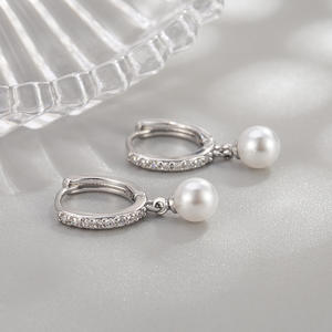 Aretes de Acero Inoxidable al por Mayor, Aretes de Plata 925, Joyería, Aretes de Aro Finos - Product Image 1