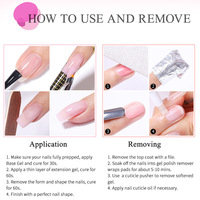 Gel de polissage professionnel de haute qualité pour la conception d'ongles DIY, gel de couleur non tachant, gel de sculpture et d'extension pour ongles