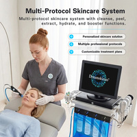 Nouveau Système Professionnel Hydro Aqua Facial : Hydrodermabrasion, Jet d'Oxygène, Sérum Booster, Machine de Beauté Hydra Haute Performance