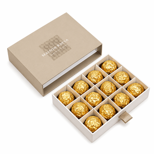 Caja de Regalo de Cartón con Cajón Extraíble para Dulces, Caramelos y Postres, con Separador, Personalizable - Product Image 3