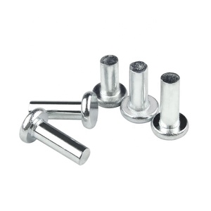 Remaches Sólidos de Cabeza Plana de Acero Galvanizado DIN 7338 <span class=keywords><strong>para</strong></span> Forros de Freno <span class=keywords><strong>y</strong></span> Embrague - Product Image 5