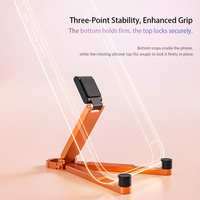 Support de téléphone portable en alliage d'aluminium Boneruy T11, support de bureau réglable et pliable pour tablette