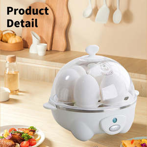Hervidor de huevos de plástico automático de alta calidad, hervidor de huevos doméstico pequeño rápido - Product Image 2