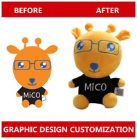 Peluche personnalisée super douce avec rembourrage en coton PP, tailles sur mesure et design unisexe