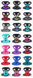 Tali rompi anjing reflektif, baju anjing reflektif mewah, tidak kerah, dapat disesuaikan, rompi empuk lembut, <span class=keywords><strong>2</strong></span> klip, tali kekang hewan peliharaan tidak ditarik, dibuat tanpa nilon - Product Image 6