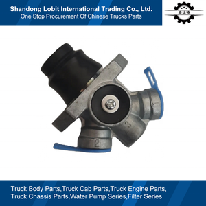 Sinotruk SITRAK C7H 6x4 540HP Tractor Truck Accesorios Válvula de control de dirección direccional de <span class=keywords><strong>tres</strong></span> vías de dos posiciones 811W52185-6060 - Product Image 3
