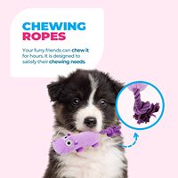 Jouets pour chiens silencieux à ultrasons AFP, jouets en peluche confortables pour animaux de compagnie, jouets à mâcher pour chiens sans sifflet et silencieux avec de jolis motifs d'animaux