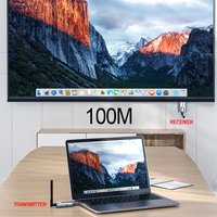 Extenseur HDMI sans fil 1080P 60Hz, portée longue distance 100M, kit émetteur et récepteur 5G, plug and play pour téléviseur, projecteur, moniteur, ordinateur portable