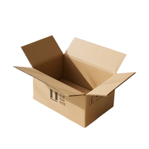 Boîtes en carton ondulé écologiques en matériaux recyclés Doublure en éponge Ruban Doré Emballage personnalisé pour cadeaux durables de qualité supérieure - Product Image 1