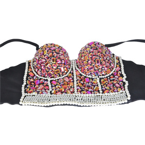 Sexy <strong>Corset</strong> Floral Red Overbust Bustier <strong>Top</strong> for Women Beading <strong>Push</strong> <strong>up</strong> <strong>Corsets</strong> 2019 New Fashion Women Slim Waist <strong>Corsets</strong> - Product Image 4