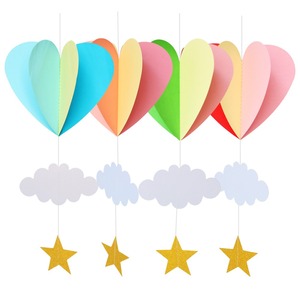 Decoración <span class=keywords><strong>de</strong></span> Papel Tridimensional <span class=keywords><strong>para</strong></span> Fiestas <span class=keywords><strong>de</strong></span> Cumpleaños y Festivales 2026, Adorno Colgante <span class=keywords><strong>para</strong></span> Decoración <span class=keywords><strong>de</strong></span> Jardín <span class=keywords><strong>de</strong></span> Infancia - Product Image 3