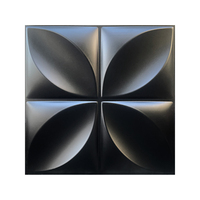 Panneaux muraux 3D en PVC modernes 50x50 CM pour salle de sport et usage extérieur, imperméables, écologiques, à rayures dorées, pour décoration intérieure/extérieure