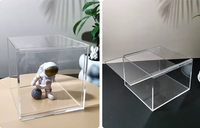 Boîte de rangement et présentoir anti-poussière en acrylique transparent sur mesure pour figurines blindées, modèles réduits de voitures, blocs de construction et objets de collection