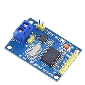 โมดูล CAN Bus MCP2515 ตัวรับสัญญาณ TJA1050 ตัวอย่างโค้ดโปรโตคอล SPI สำหรับ 51 MCU รถยนต์ หุ่นยนต์ IoT เซ็นเซอร์ เครือข่าย STEM Maker อุปกรณ์สำคัญ - Product Image 2