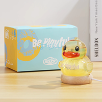 Ornement de prévisions météo en forme de canard de dessin animé, cadeau d'anniversaire créatif pour un ami, décoration TBZ24MT0005